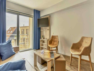 Mooi 2 persoons appartement met balkon aan de zonzijde in Blankenberge