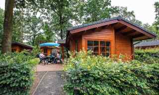 Cosy log cabin for 5 persons on the Scheleberg estate in Lunteren