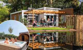 Luxe 6 persoons vakantiehuis met bubbelbad en sauna op de Veluwe