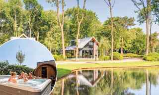 Modern ingerichte villa voor 8 personen met sauna en bubbelbad op een...
