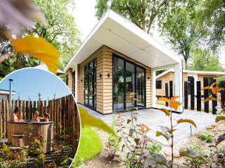Luxe 4 persoons vakantiehuis met sauna en hottub nabij Garderen op de...