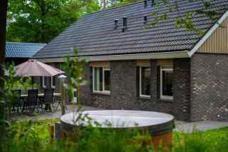 10 person holiday home with sauna, hot tub and cinema on holiday park...