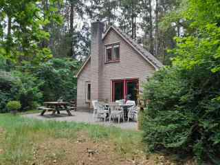 Nice 6 person cottage in the woods near Norg