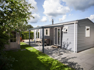 Nice 4 person chalets on a holidayparc near the woods