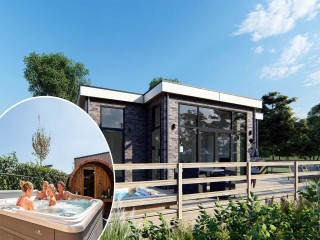 Modern 4-person holiday home with Wellness on holiday park Résidence V...