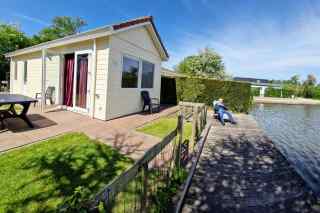 Beautiful 3 person holiday home on fishing water near Medemblik on the...