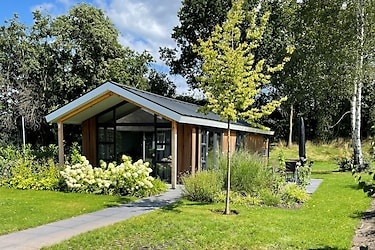 Luxe 6 persoons Lodge op een recreatiepark in Hoge Hexel, Overijssel.
