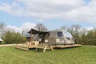 Spend the night in this special 4-person Dome in Salland