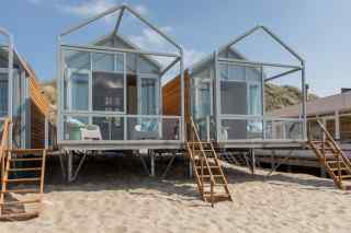 Sleeping on the beach in Zeeland in this beautiful 5 person beach hous...