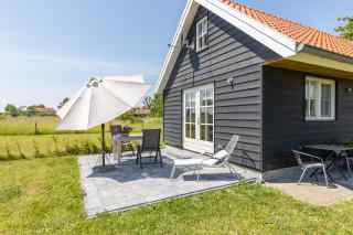 Wunderschönes 3-Personen-Ferienhaus mit Panoramablick bei Kamperland