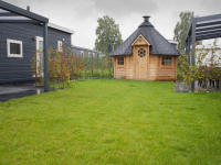 Two luxury 6 person lodges with their own grill hut in the Veluwe