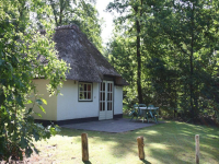 Knusse bos-bungalow voor 4 personen op een familiepark in Brabant