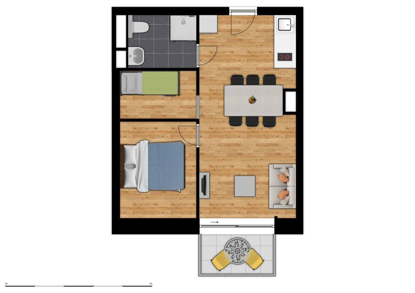 Appartement in Westende voor 7 personen foto 20