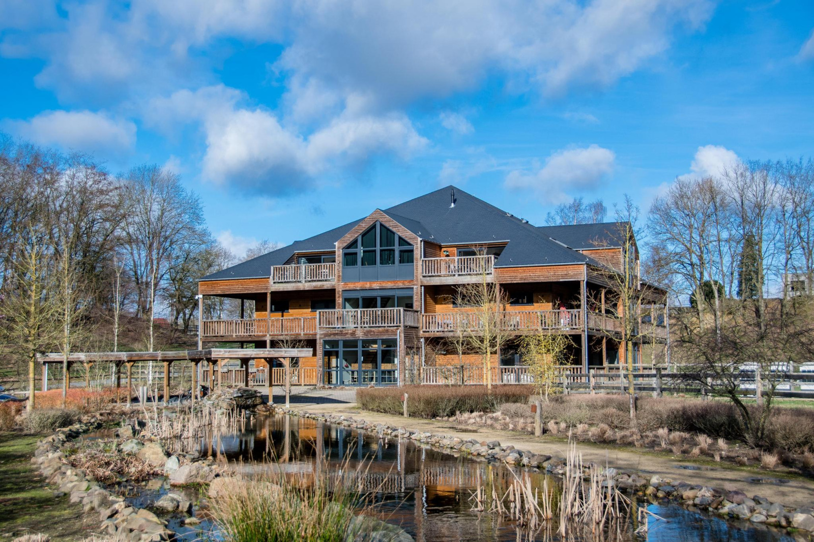 4 persoons studio met een balkon op vakantiepark Warredal in Maaseik