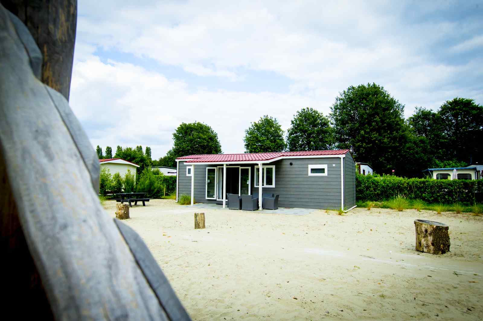 Mooi 6 persoons chalet op een recreatiepark in Noord Br