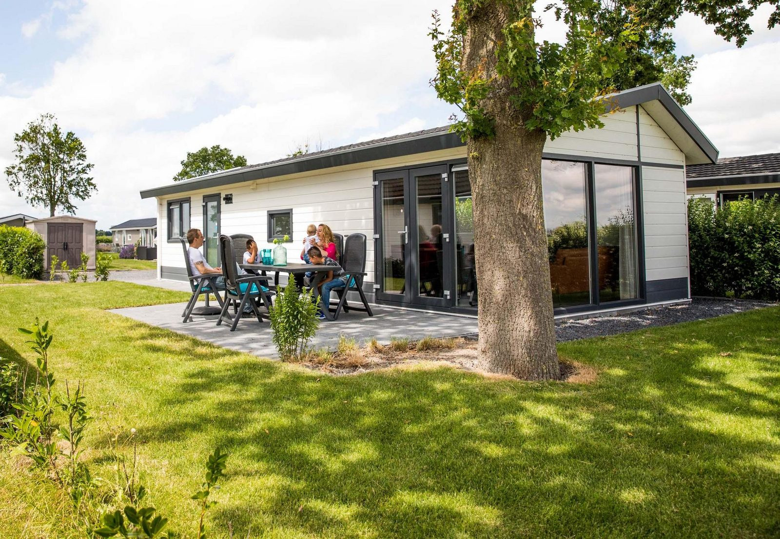 Basic chalet voor 5 personen op vakantiepark 't Gelloo in Ede