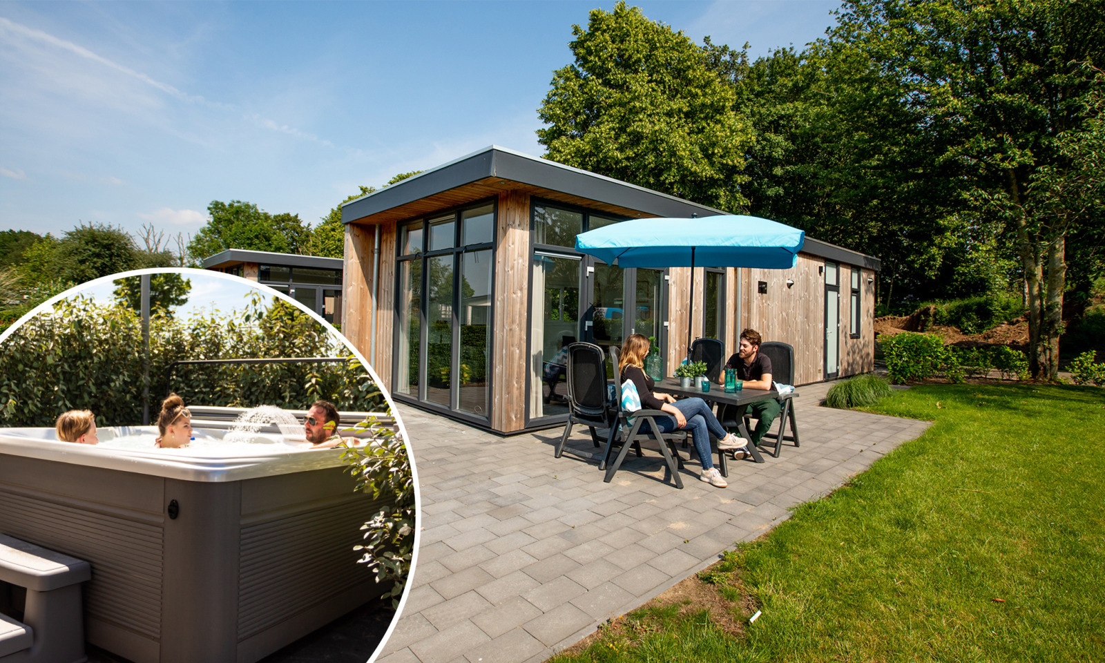 5 persoons chalet met bubbelbad op recreatiepark Esmeer