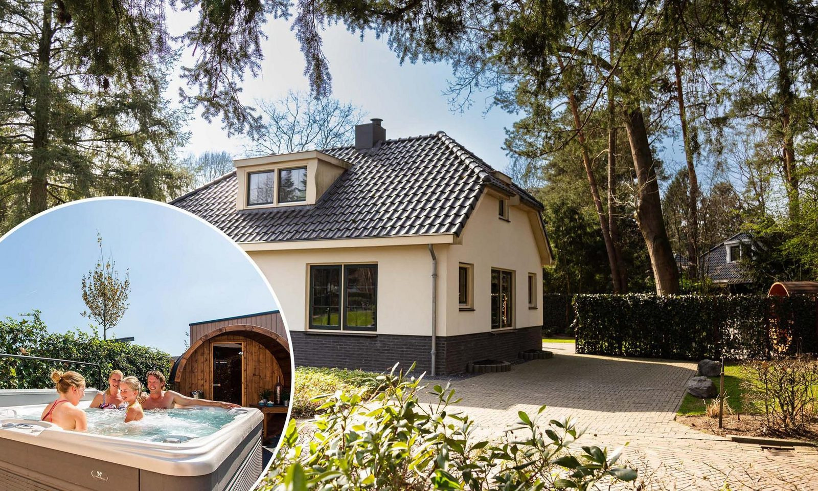 Luxe 10 persoons villa met Wellness op de Veluwe