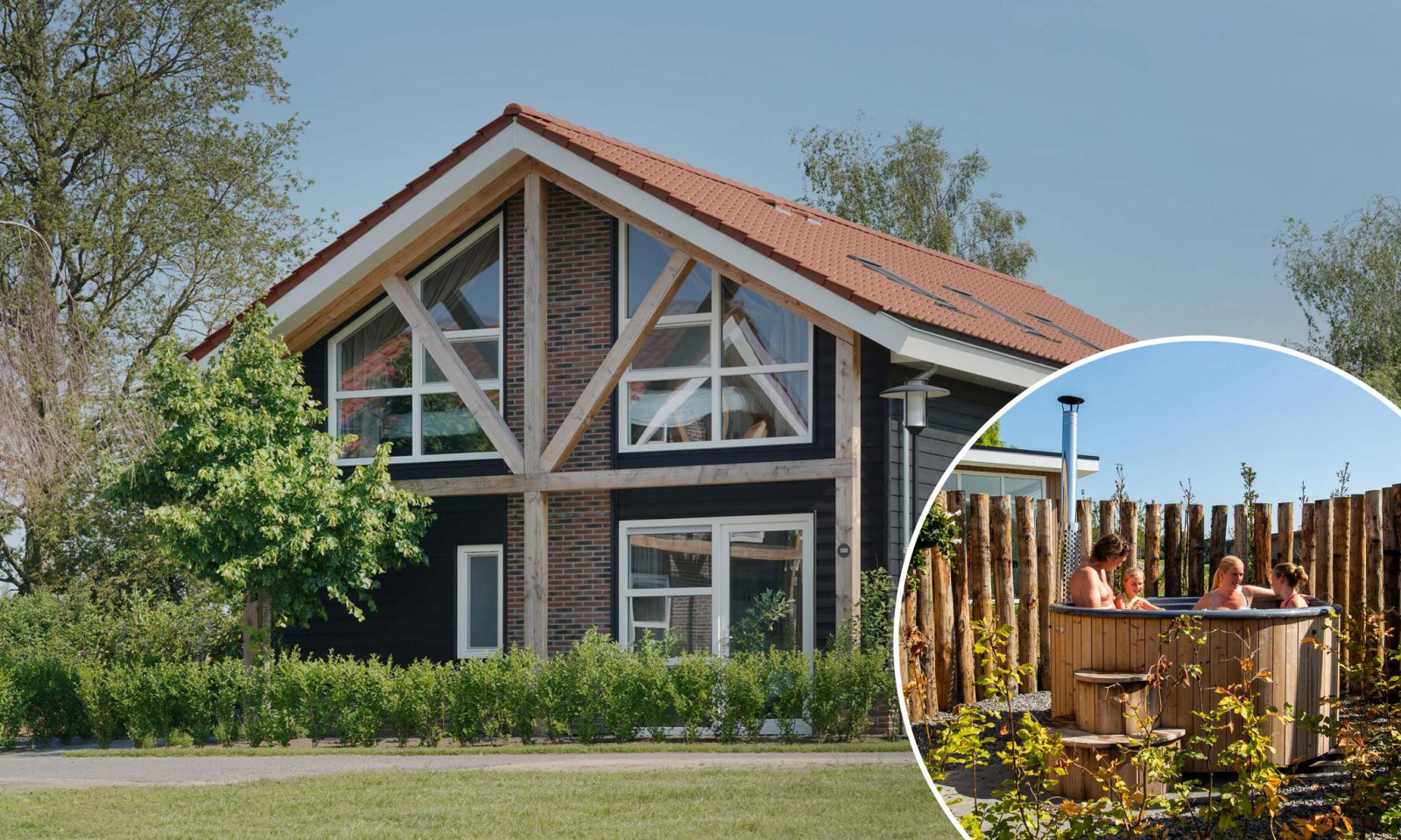 Luxe 10 persoons groepsaccommodatie met een hottub in Lichtenvoorde — groepsaccommodatie in Lichtenvoorde