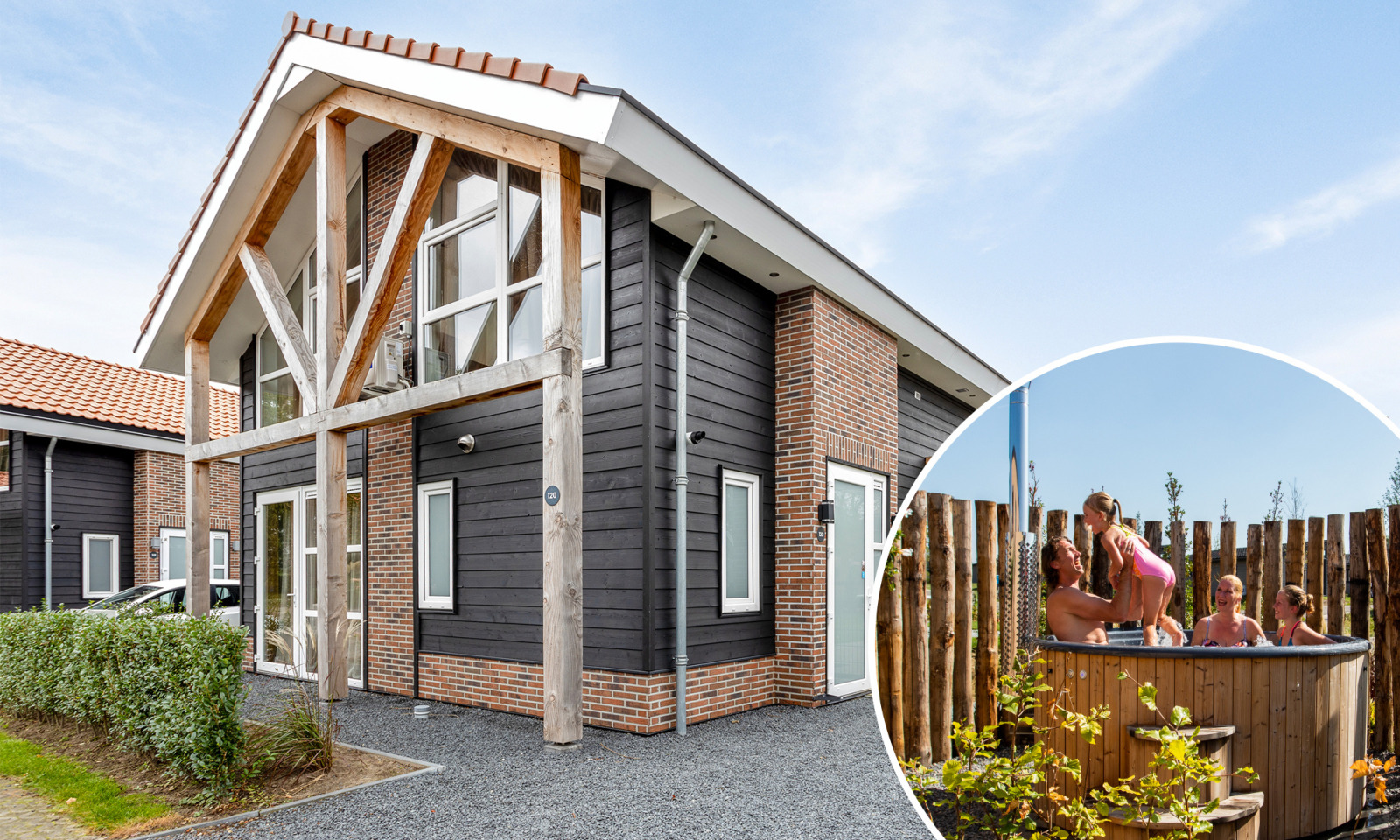 Luxe 10 persoons groepsaccommodatie met een hottub in Lichtenvoorde — groepsaccommodatie in Lichtenvoorde