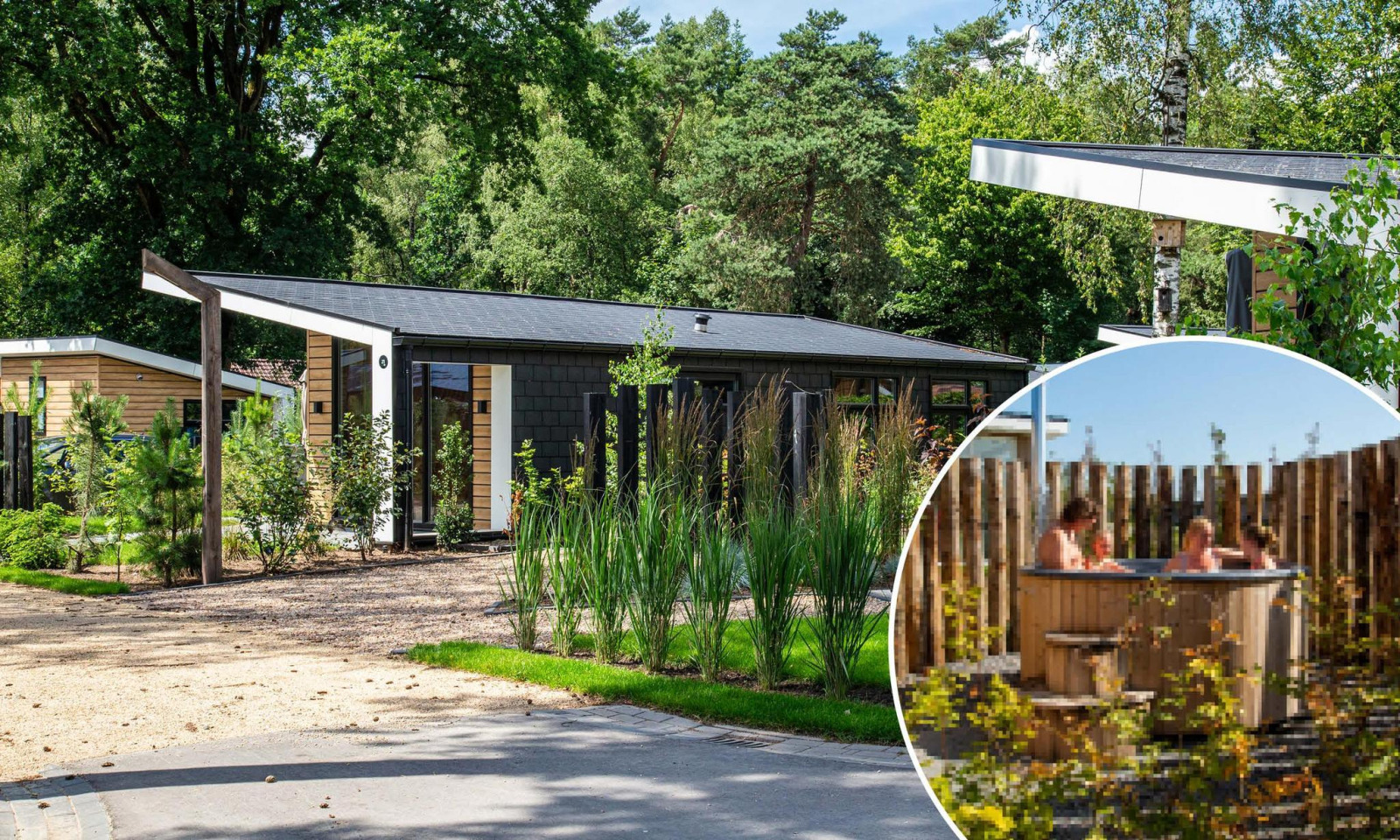 Luxe 4 persoons vakantiehuis met hottub nabij Garderen op de Veluwe