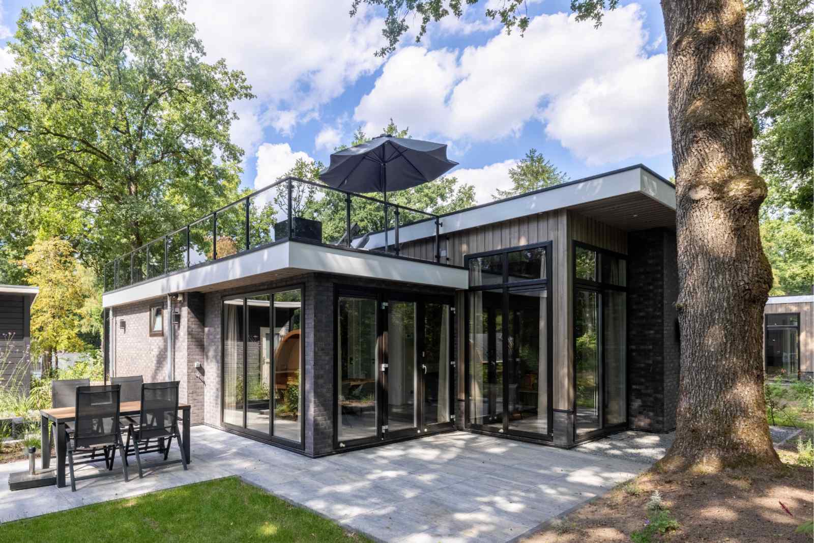 modern-4-persoons-vakantiehuis-met-airco-sfeerhaard-en-een-dakterras-op-de-veluwe