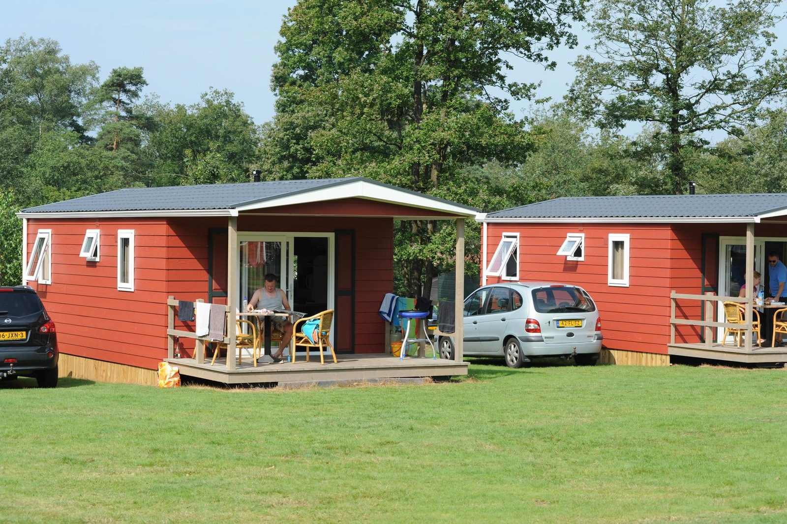 4 persoons Boslodge op een vakantiepark nabij Hoenderloo op de Veluwe