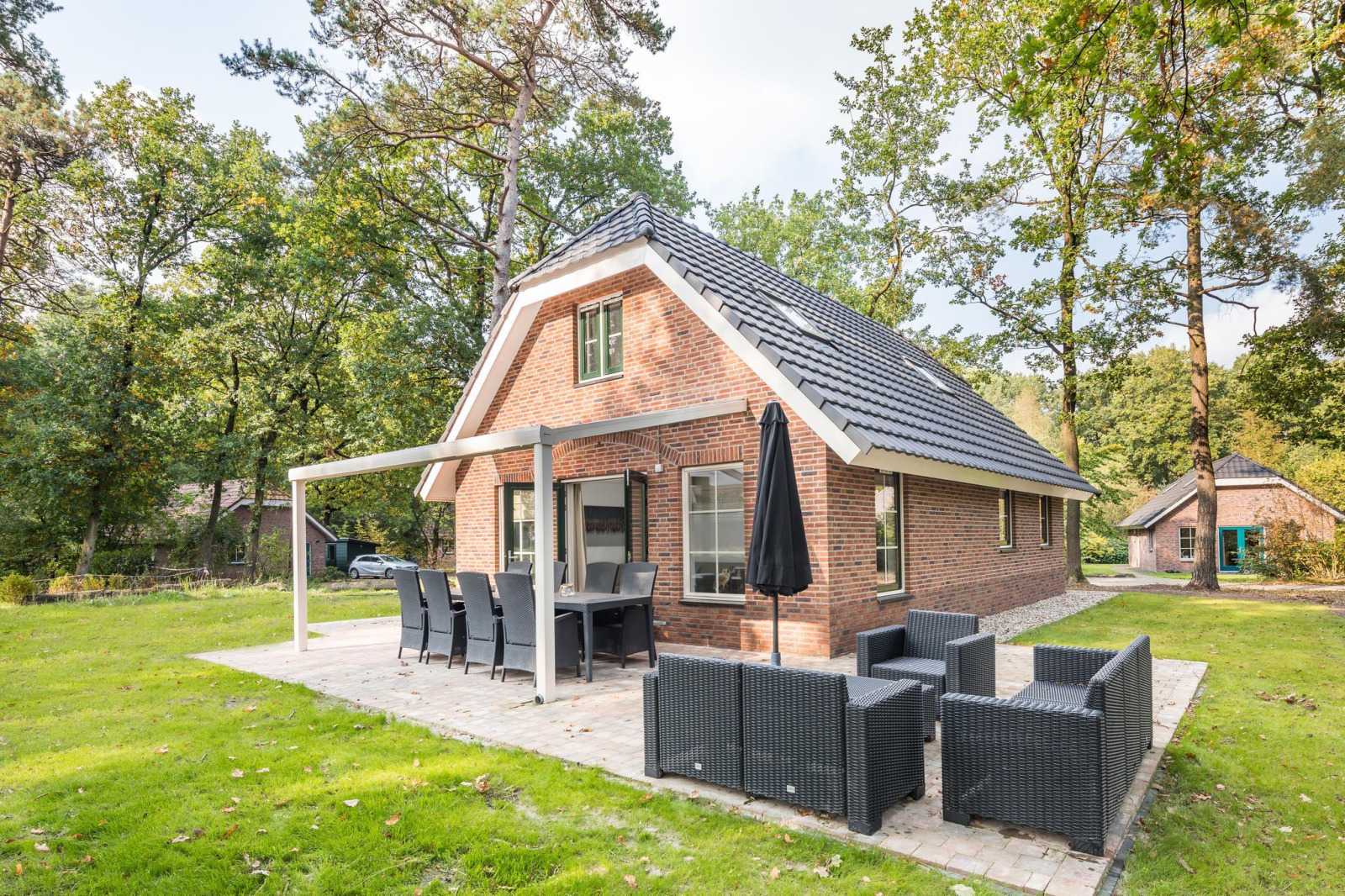 Vrijstaande wellness vakantiehuis met sauna, whirlpool 