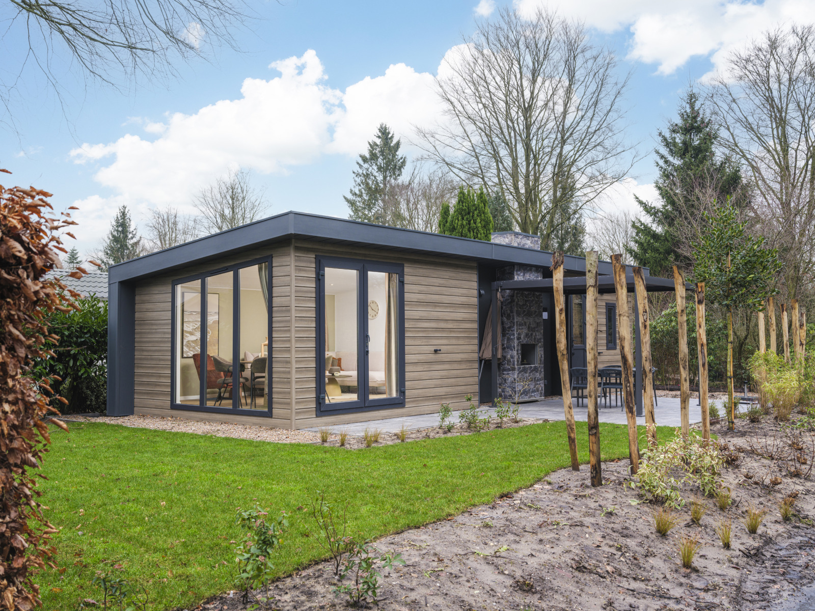 Luxe vakantiewoning voor 4 personen op een vakantiepark in Lieren op de Veluwe - Nederland - Europa - Lieren