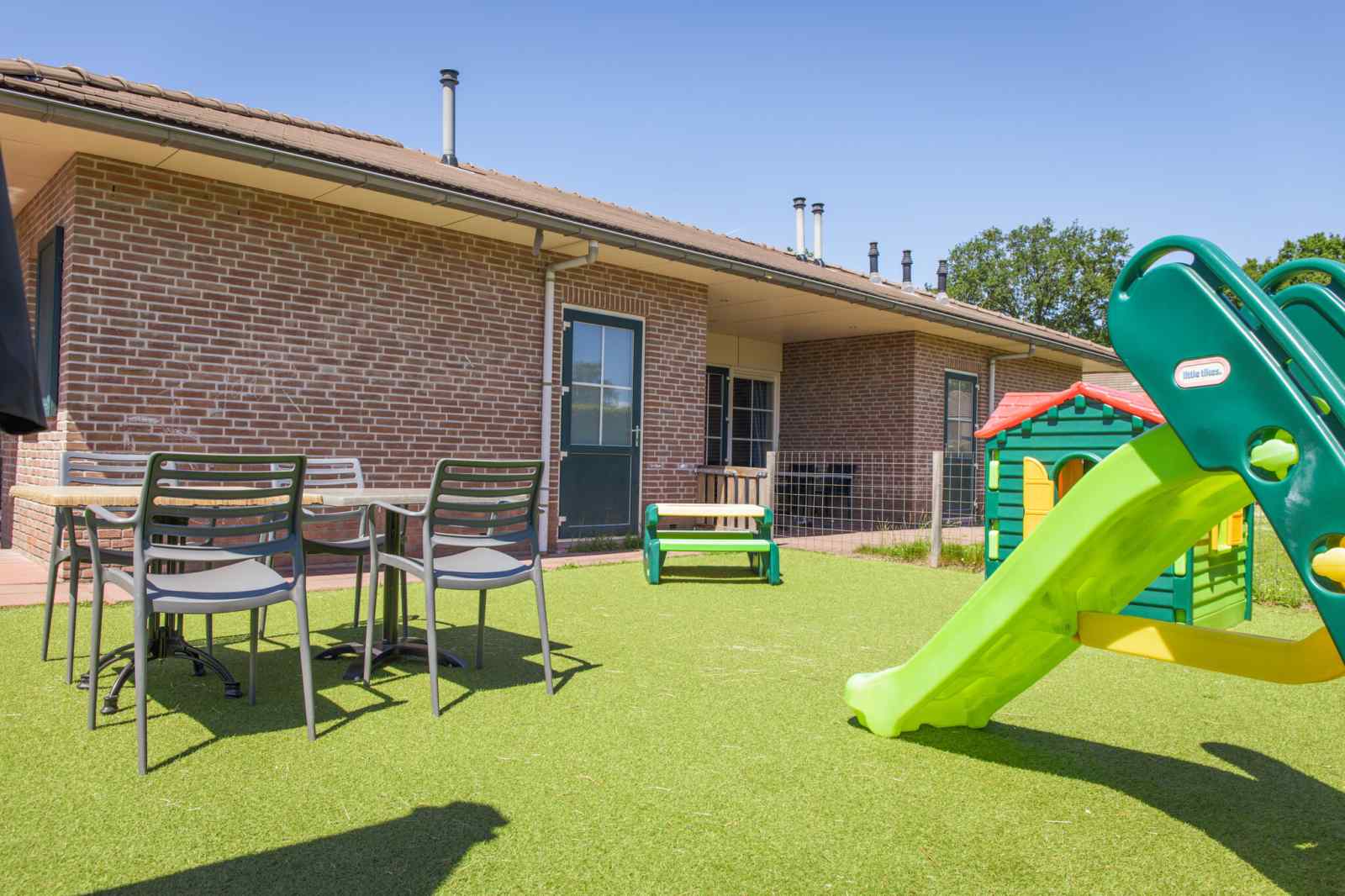 Luxe 7 persoons kinderbungalow op de Veluwe