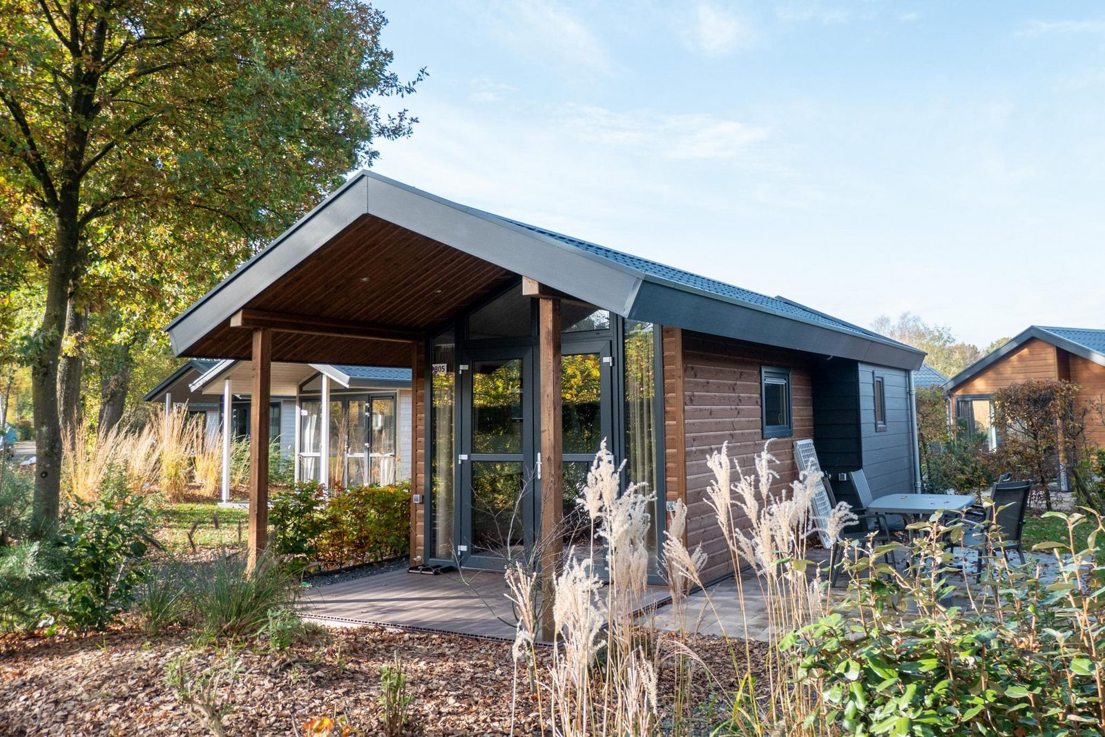 Knus Tiny House voor 4 personen in bosrijk gebied