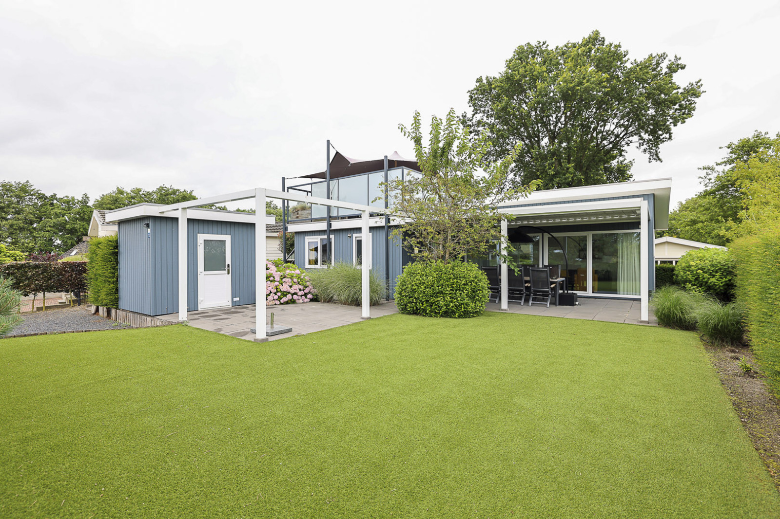 Prachtige 6 persoons villa met dakterras in Nunspeet aan het Veluwemeer.