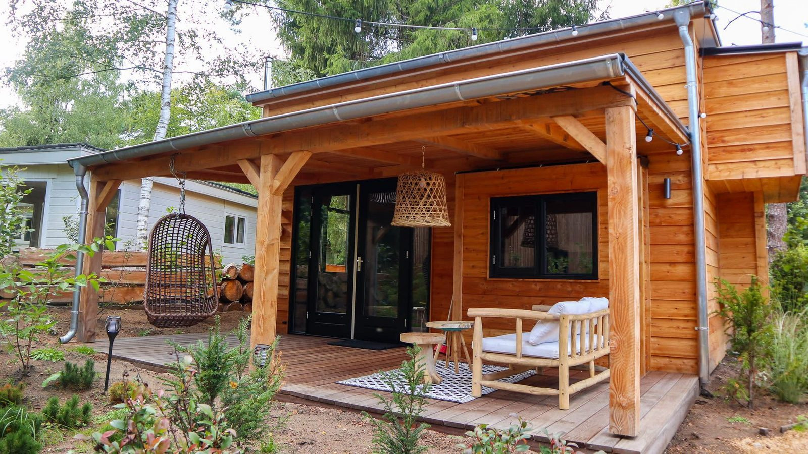 Tiny House voor 4 personen op vakantiepark Beekbergen midden op de Veluwe