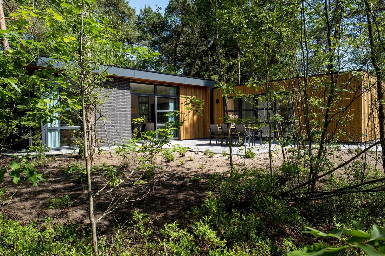 Modern 6 persoons MIVA vakantiehuis op de Veluwe nabij Beekbergen