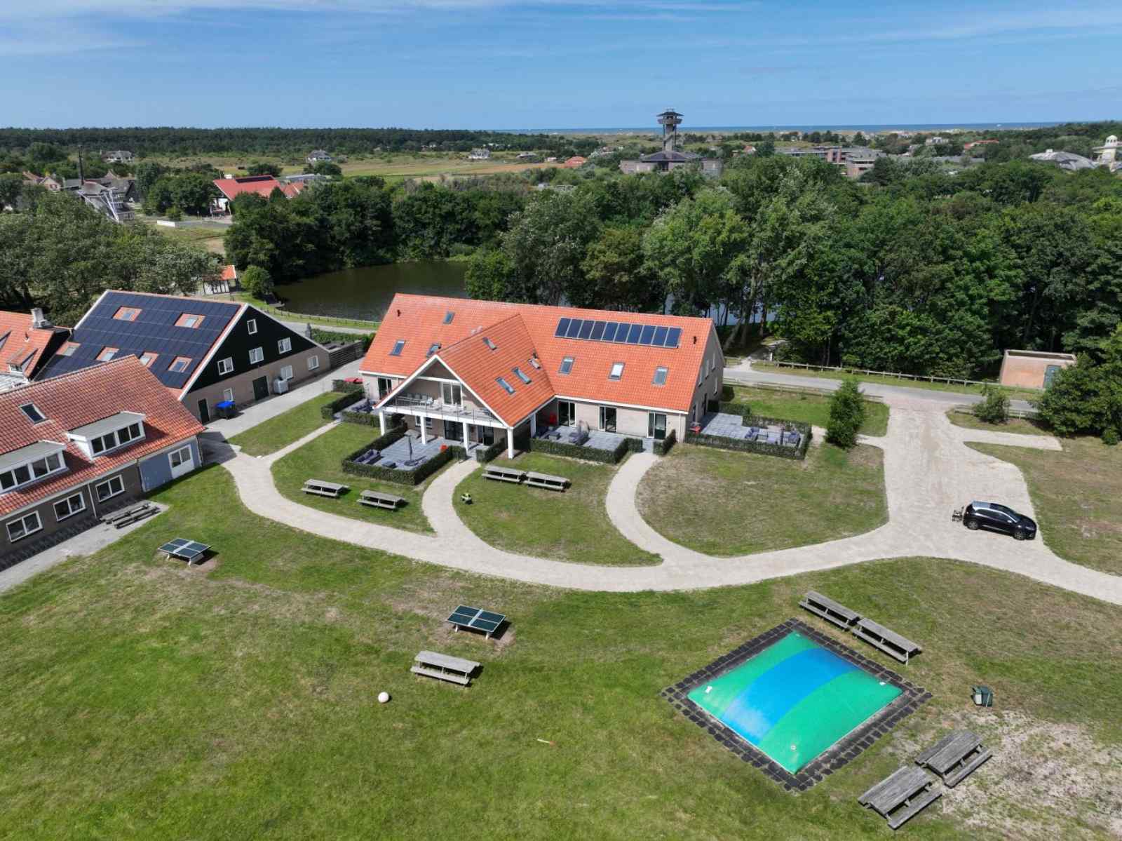 Luxe 20 persoons groepsaccommodatie in de Vleien op Ameland