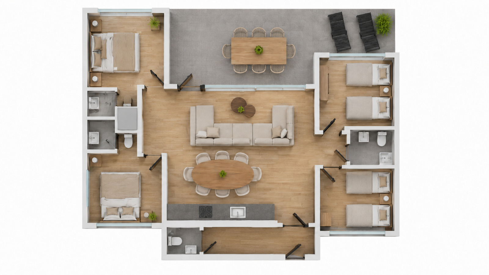 Bungalow in Maasbree voor 8 personen foto 17