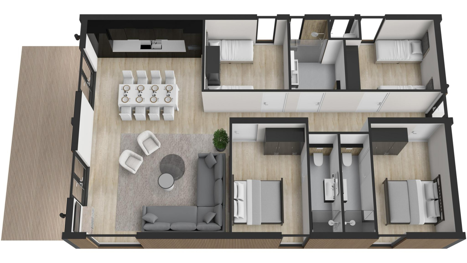 Bungalow in Maasbree voor 8 personen foto 13