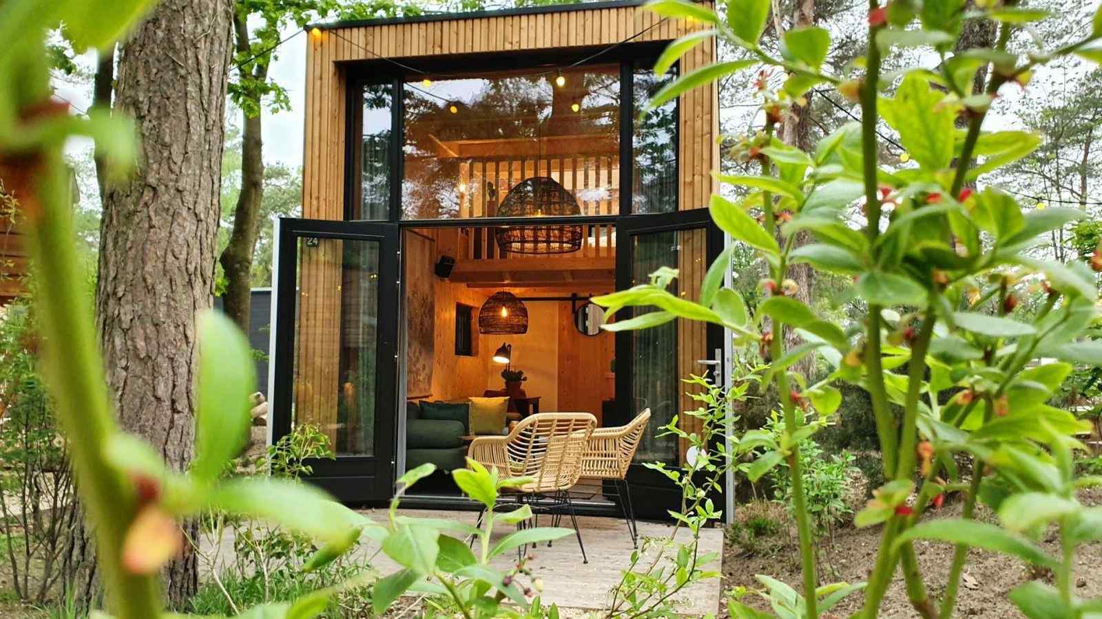 2 persoons Tiny House op vakantiepark Buitenhuizen nabi