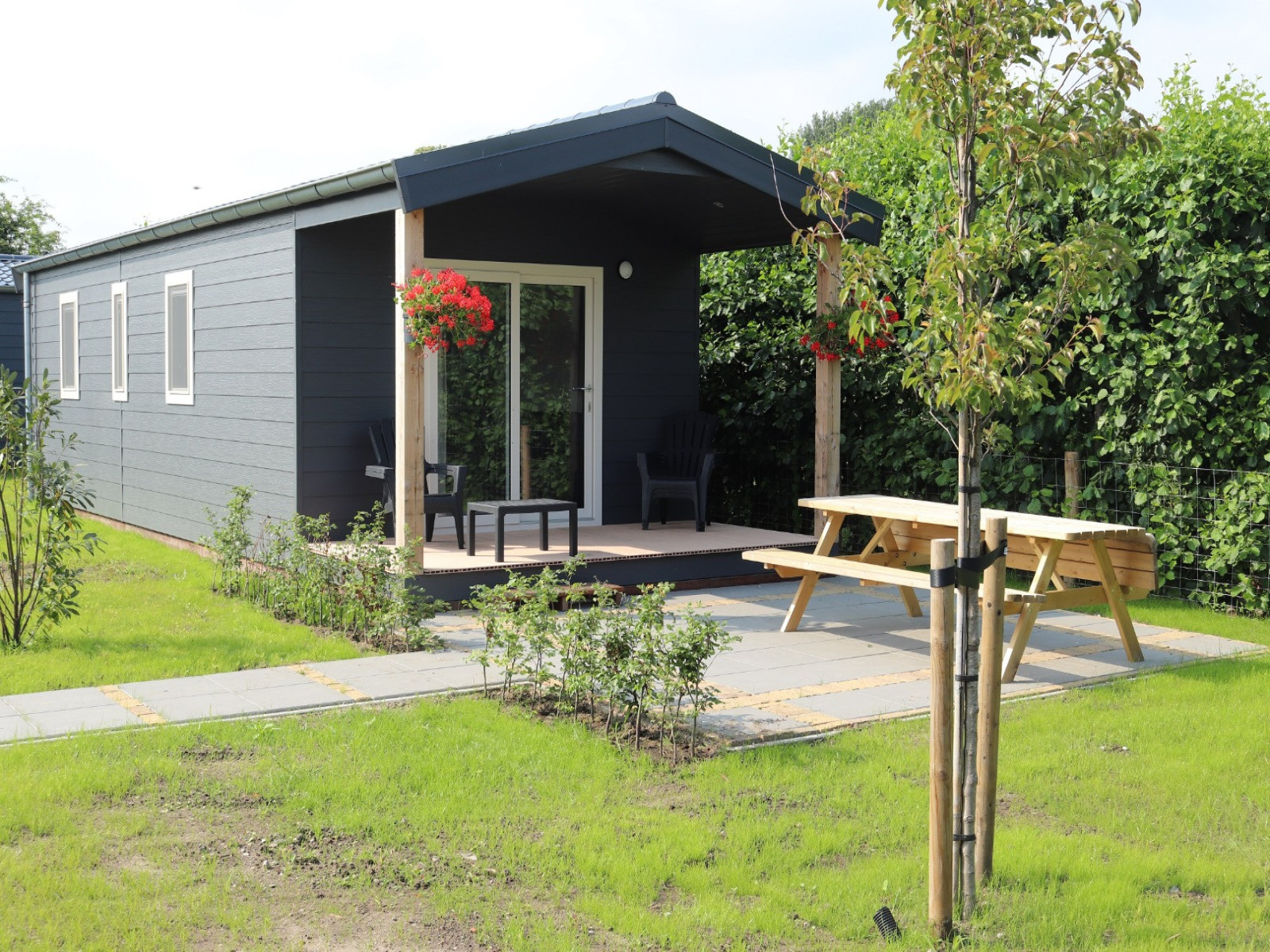 Prachtig landelijk gelegen 4 persoons chalet op een boerderij aan de Vecht