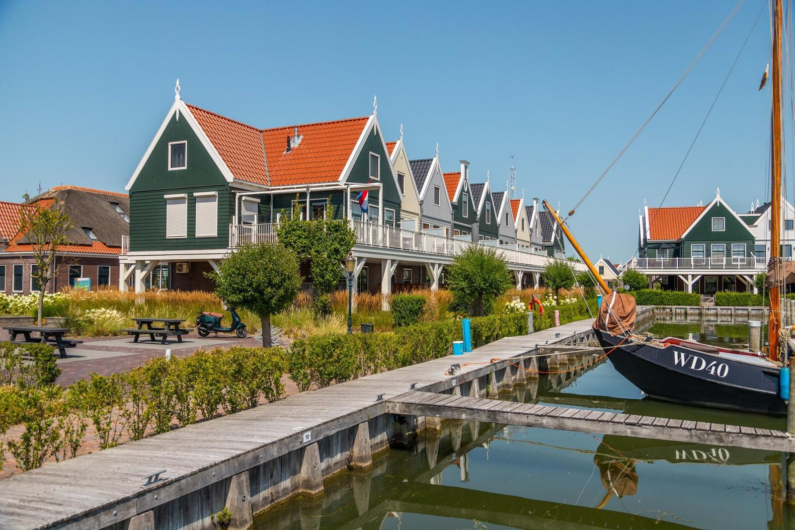 Mooi appartement aan het Markermeer voor 8 personen.