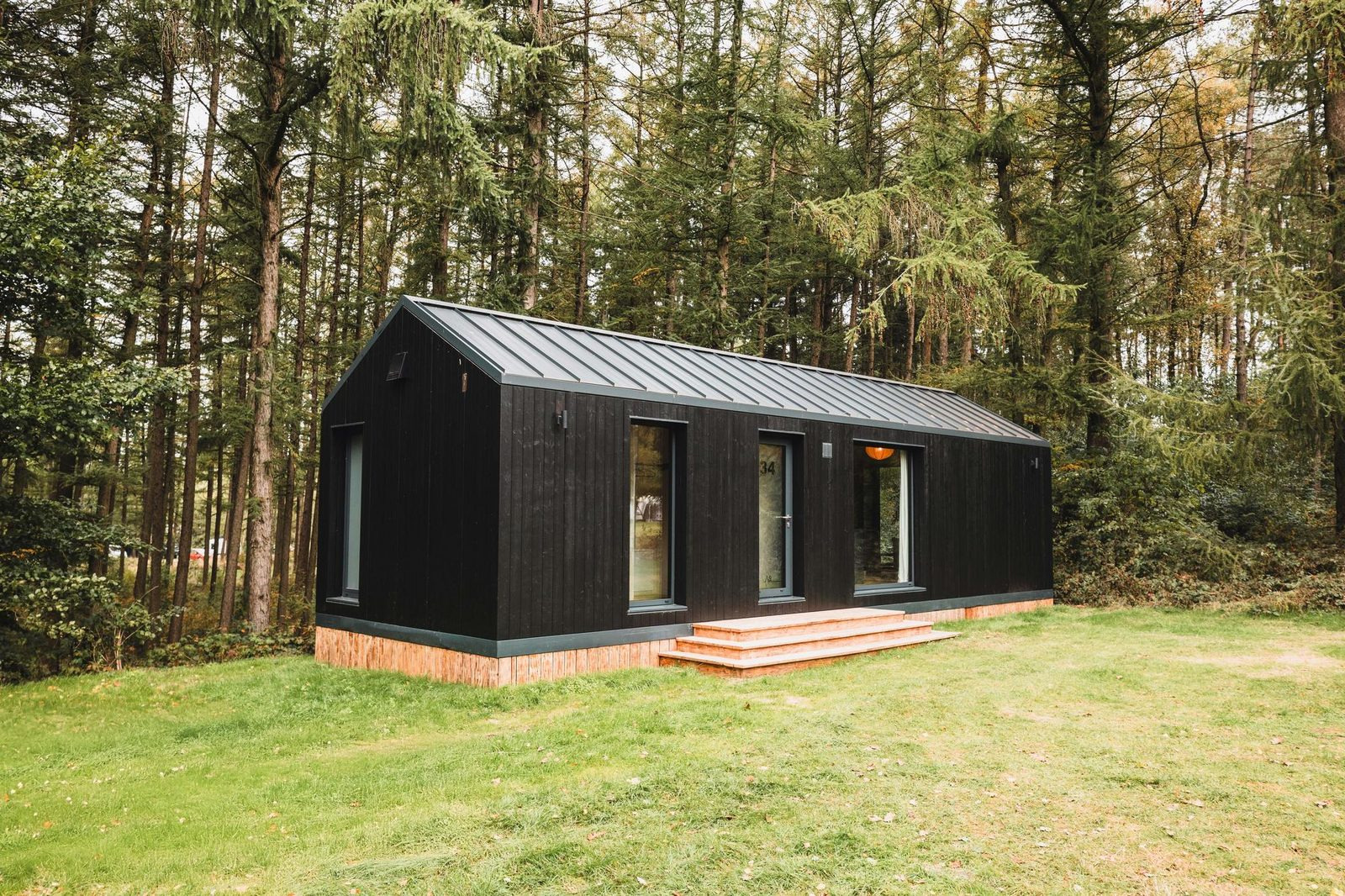 2 persoons cabin met zicht op het bos op vakantiepark W