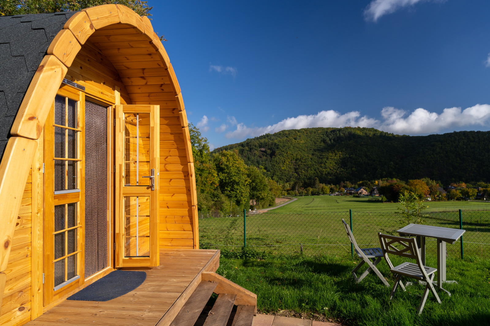 Prachtig 4 persoons houten huisje omringd door natuur i