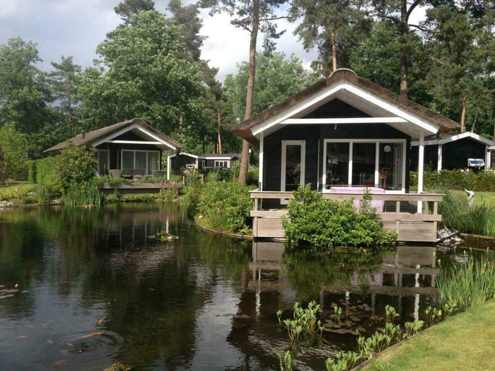 Luxe 4 persoons Lodge op een familiepark nabij Markelo 