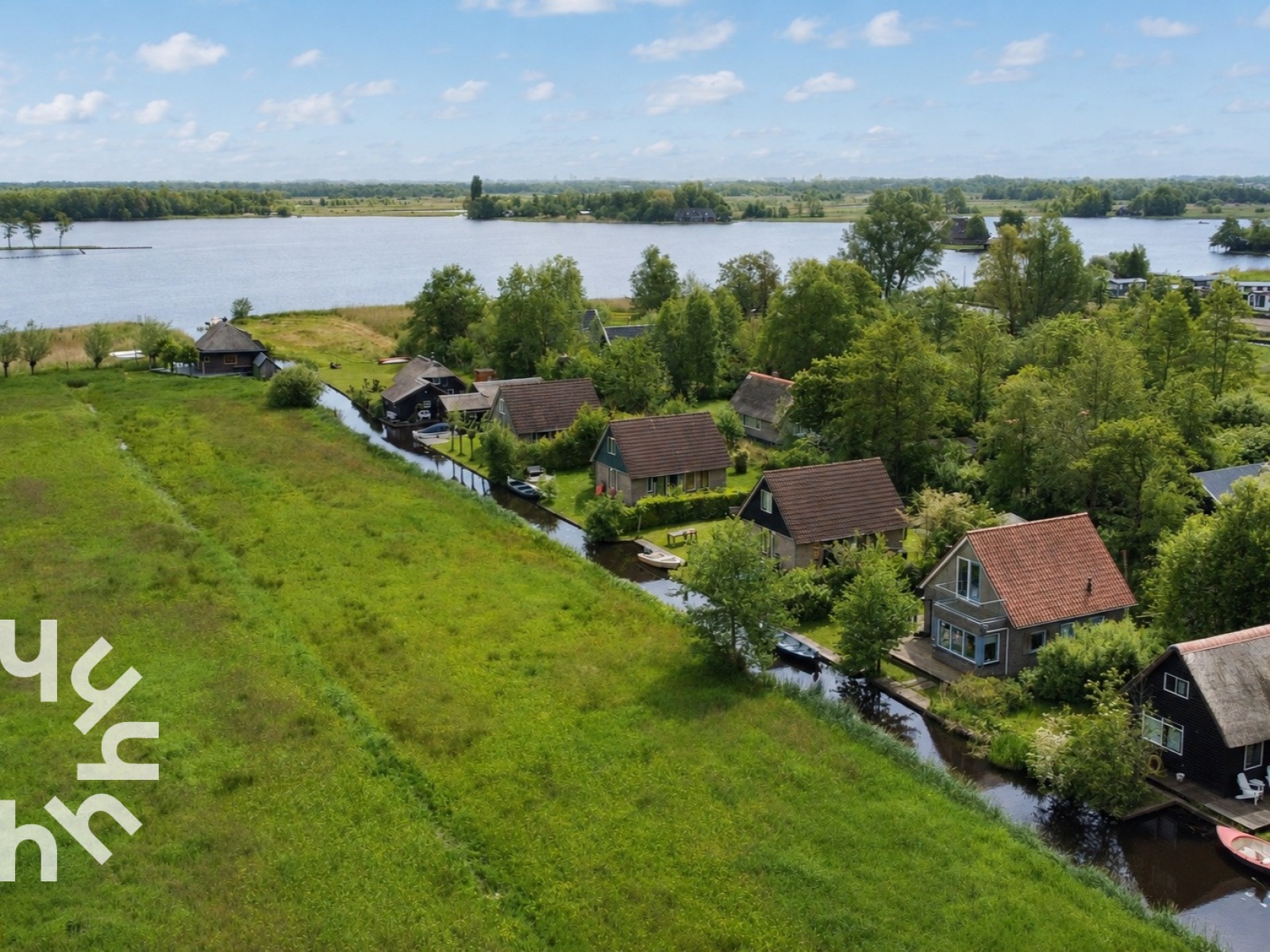 5-persoons vakantiehuis inclusief motorboot aan het water in hartje Giethoorn
