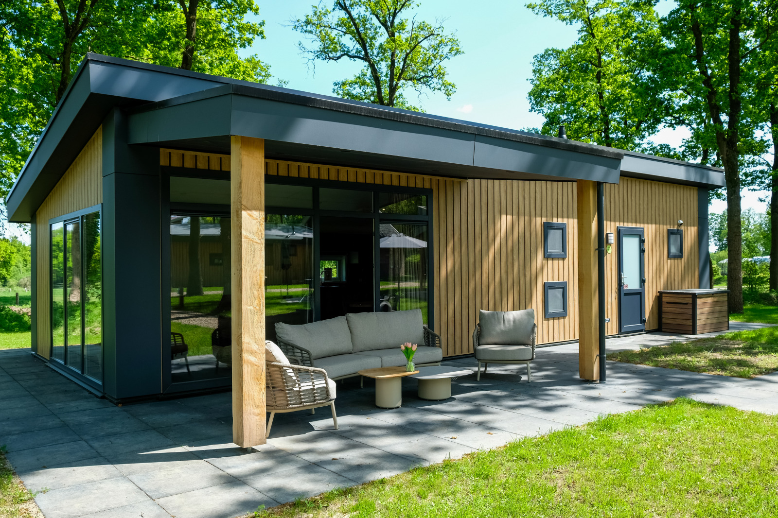 Ruim zes persoons vakantiehuis op Vakantiepark De Witte