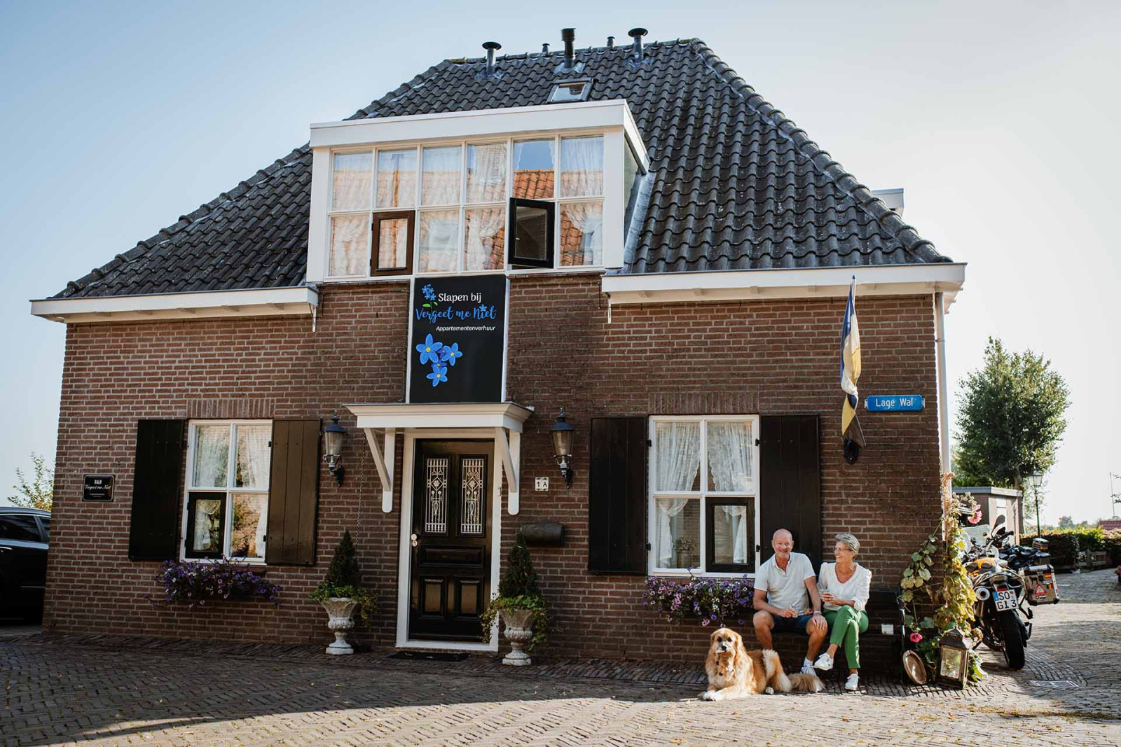 Knus 2-persoons appartement met uitzicht op het water en maritiem interieur in Blokzijl - Nederland - Europa - Blokzijl