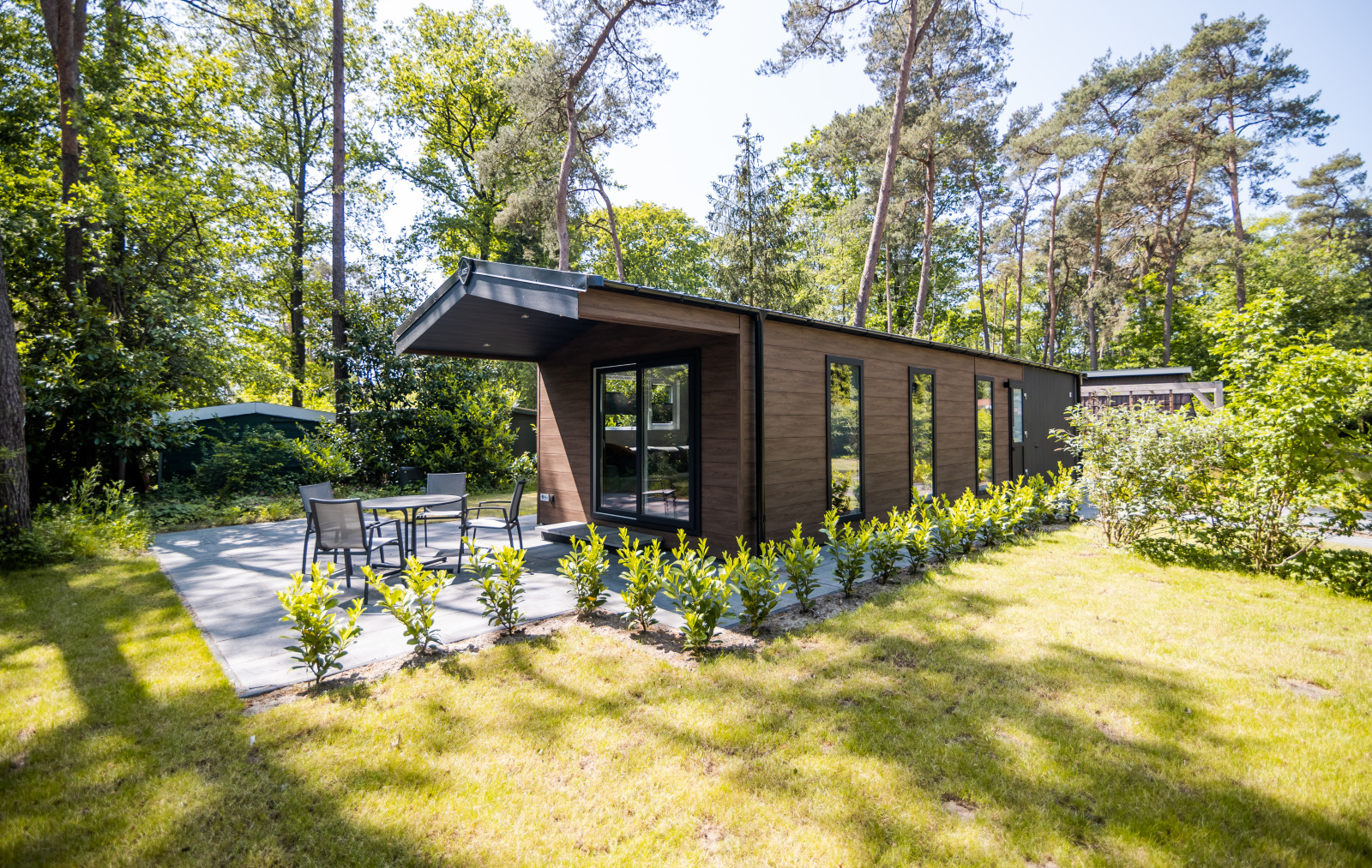 Comfortabele 2 persoons Bos Lodge op een vakantiepark in Markelo - Nederland - Europa - Markelo
