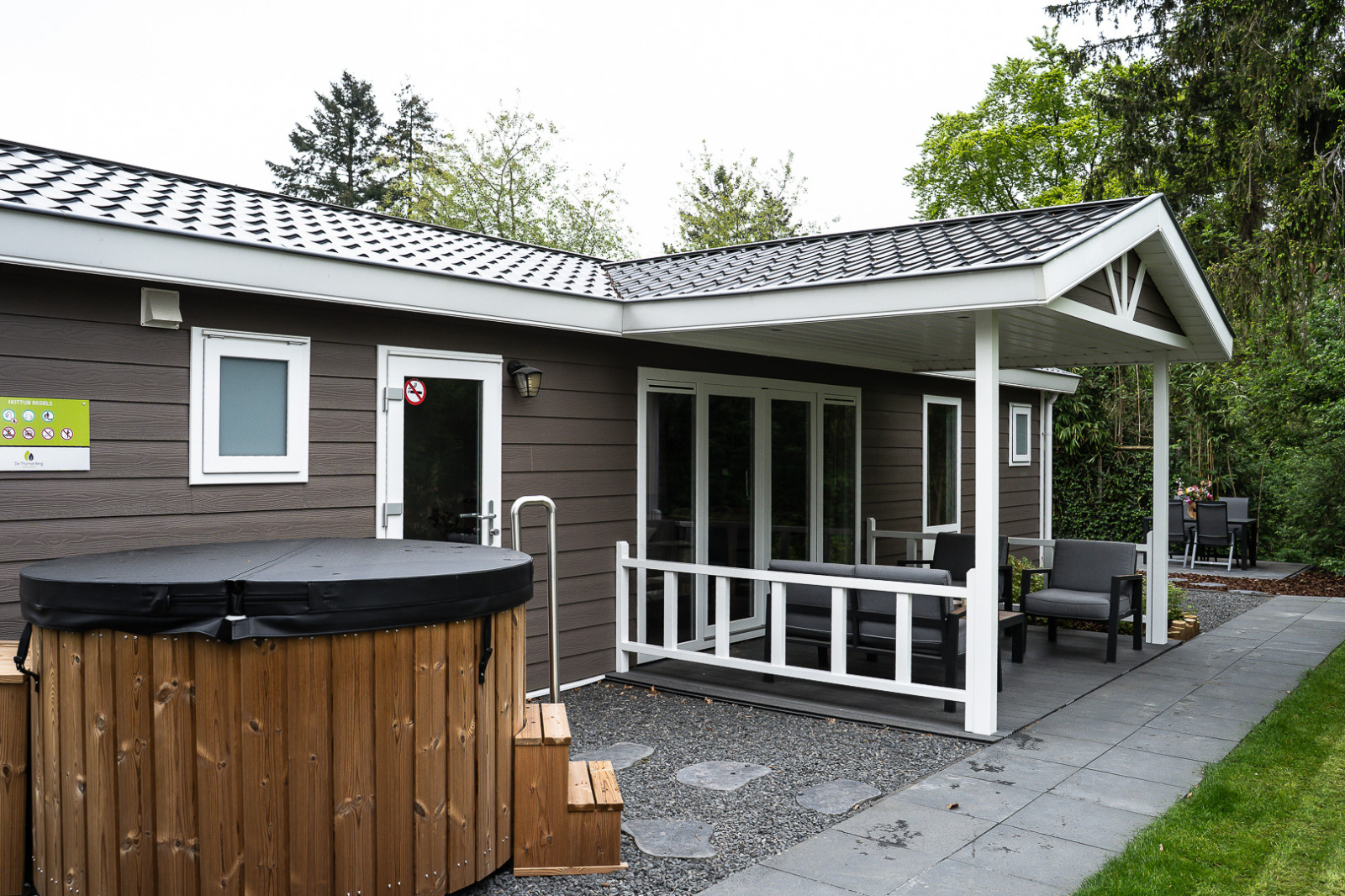 4-persoons Cottage met privé Hottub en Sauna op een vakantiepark - Nederland - Europa - Rhenen
