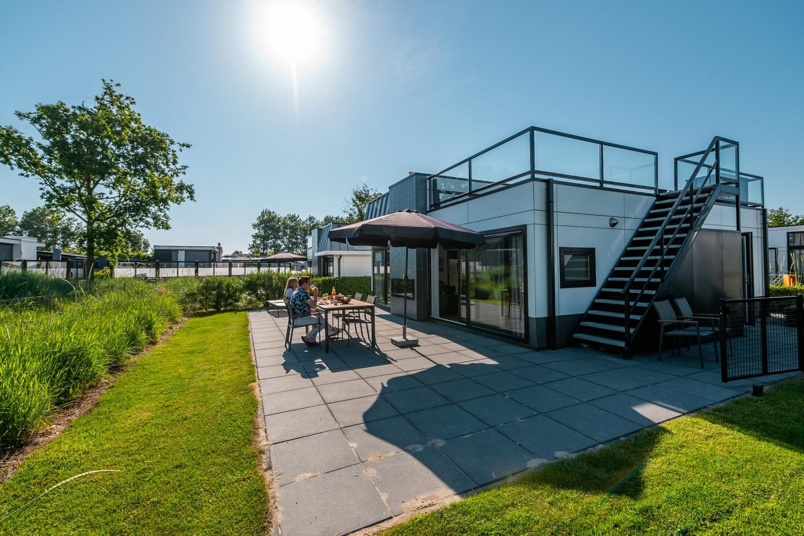 6 persoons vakantiewoning met terras en een dakterras o