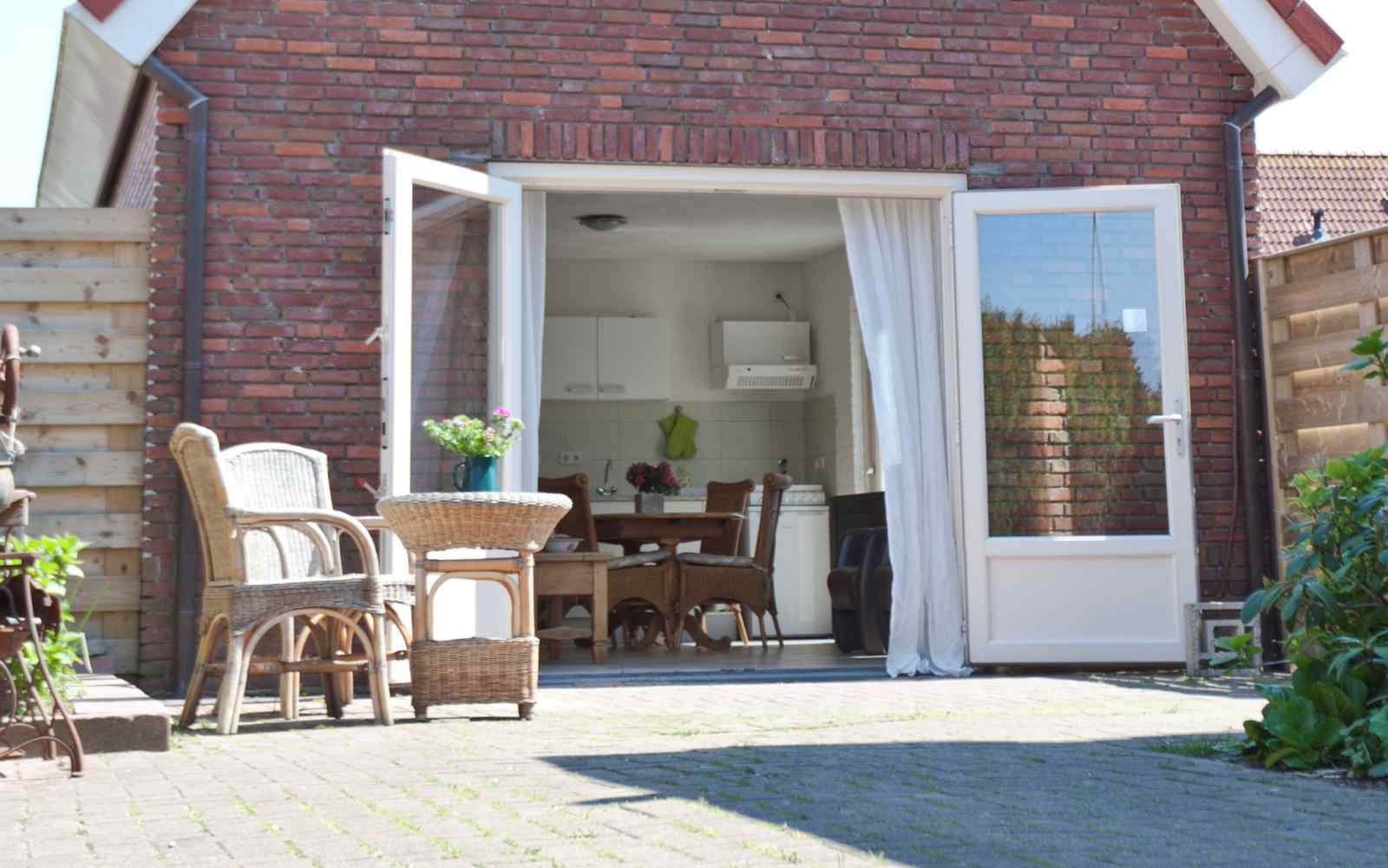 Gezellige 4 persoons vakantiewoning met eigen terras in